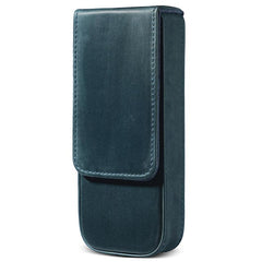 Crazy Horse Leather Magnetic Drawer Style Three Pieces Pencil Case