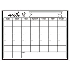 Monthly Plan Magnetic Refrigerator Message Board, 21x28cm, 42x29.7cm