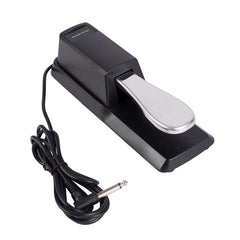 6.35mm Connector Piano Sustain Pedal MIDI Synthesizer Pedal, Cable Length: 1.85m, Cable Length: 1.85m