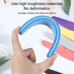 100pcs/Pack Diamond Shaped Nail Art Sanding Sponge File Manicure Tool, without LOGO, with LOGO