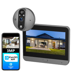 RH-PD8-I 4.3 inch HD Screen No Red Spot Night Vision WiFi Video Doorbell, RH-PD8-I