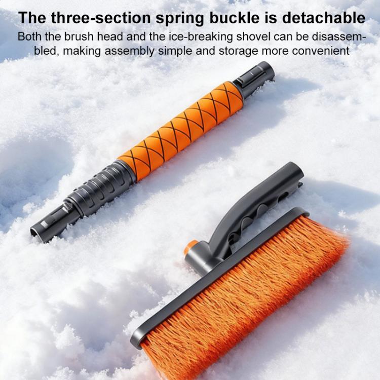 SUITU ST-3984 Multi-Functional 360 Degree Rotation Detachable and Retractable Snow Shovel Snow Brush