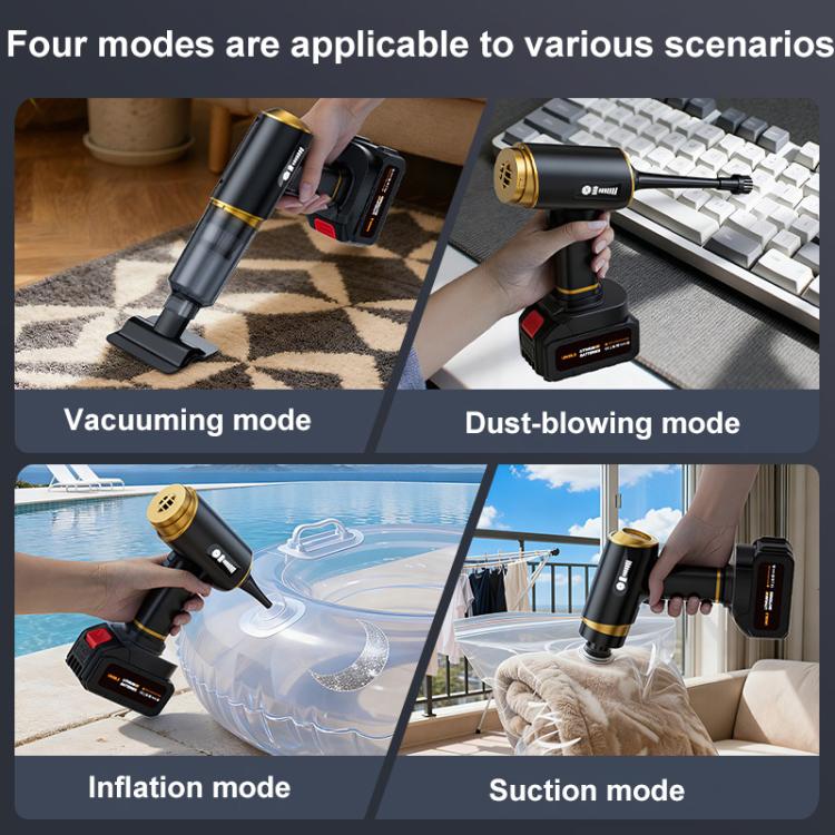 SUITU ST-6609C Handheld Detachable Lithium Battery Car Blow Suction Combo Vacuum Cleaner