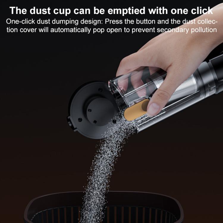 SUITU ST-128Plus 6000mAh Wireless Mini Handheld Blow Suction Combo Car Vacuum Cleaner