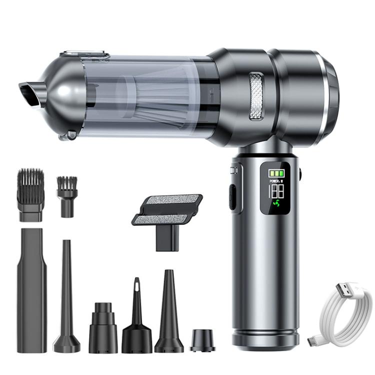 SUITU ST-6704APlus Car Digital Display Blow Suction Combo Vacuum Cleaner, One Touch Dustbin Emptying