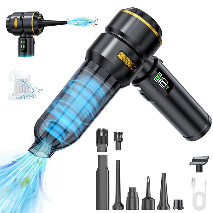 SUITU ST-6704BPlus Car Digital Display Blow Suction Combo Vacuum Cleaner, Extended Dustbin