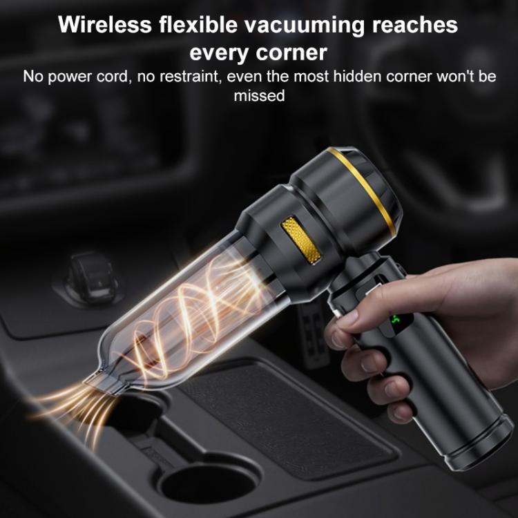 SUITU ST-6704BPlus Car Digital Display Blow Suction Combo Vacuum Cleaner, Extended Dustbin