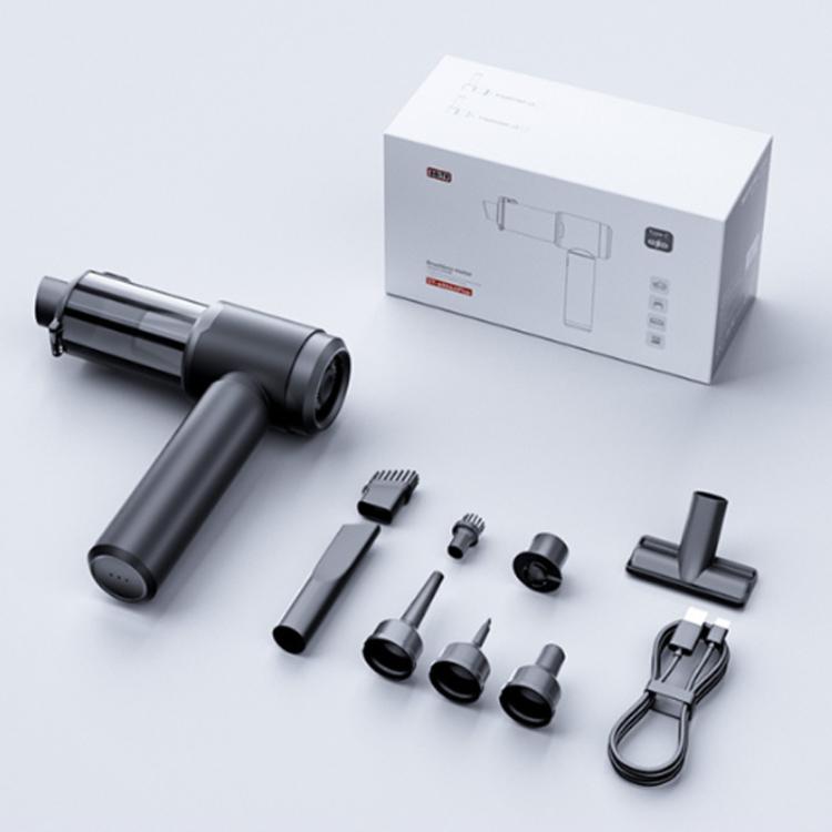 SUITU Handheld Wireless Charging Blow Suction Dual Use Car Vacuum Cleaner, One Touch Dustbin Emptying, Ordinary Dustbin