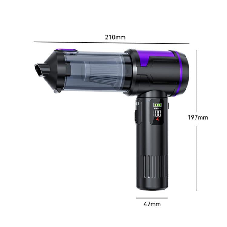 SUITU ST-6708APlus Digital Display Handheld Blow Suction Combo Car Brushless Motor Vacuum Cleaner