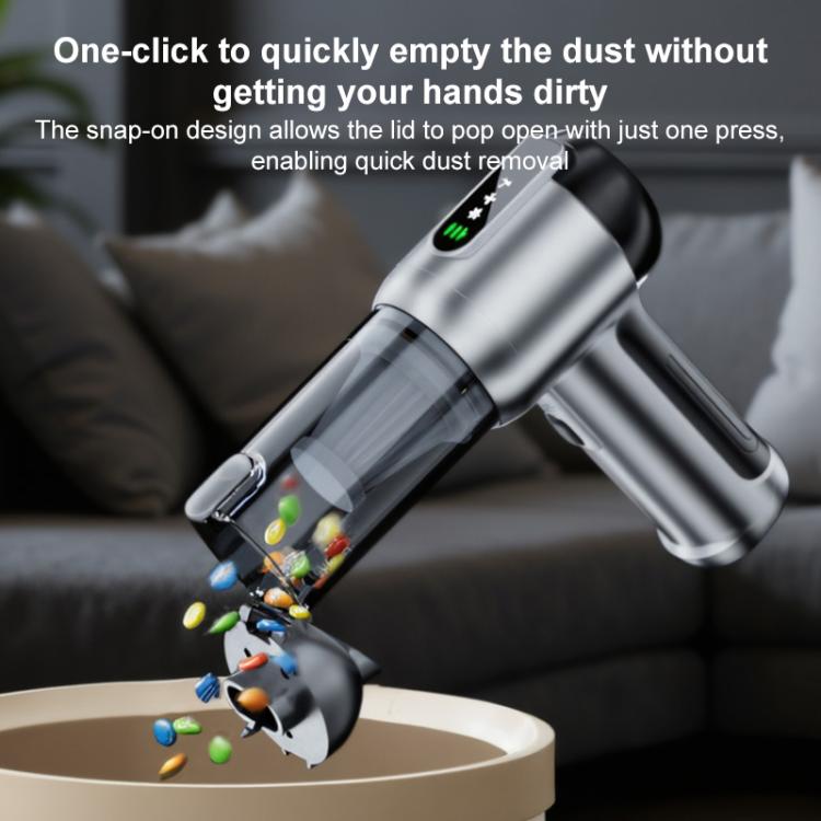 SUITU ST-6707APlus Portable Digital Display Blow Suction Combo USB Charging Car Vacuum Cleaner