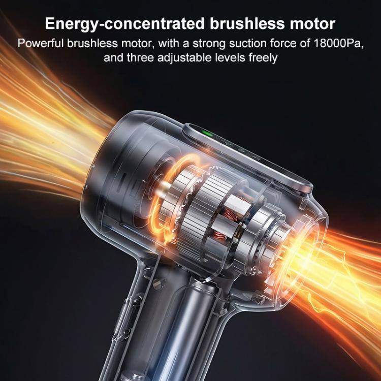 SUITU ST-6707APlus Portable Digital Display Blow Suction Combo USB Charging Car Vacuum Cleaner