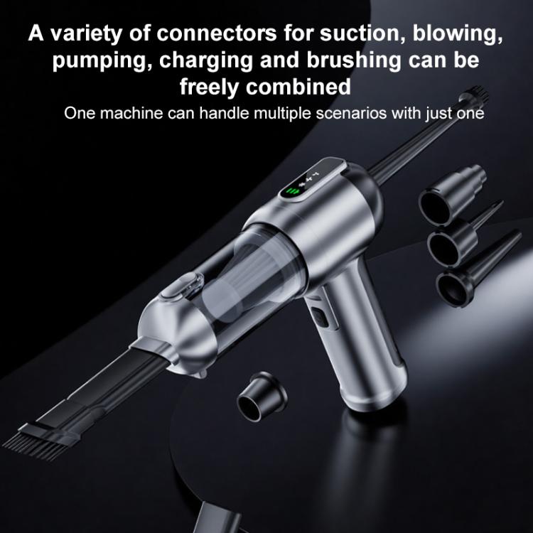 SUITU ST-6707APlus Portable Digital Display Blow Suction Combo USB Charging Car Vacuum Cleaner