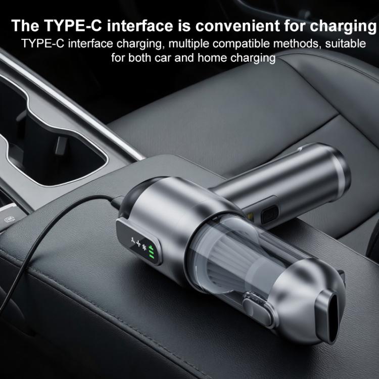 SUITU ST-6707APlus Portable Digital Display Blow Suction Combo USB Charging Car Vacuum Cleaner