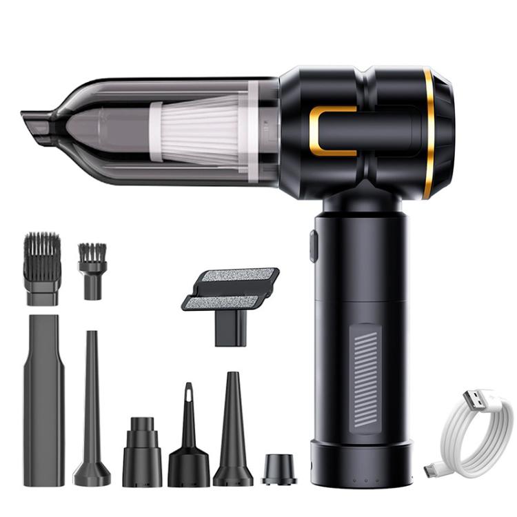 SUITU Handheld Blow Suction Combo Removable Battery Car Vacuum Cleaner, One Touch Dustbin Emptying, Extended Dustbin