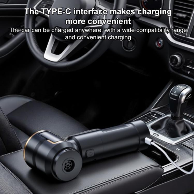 SUITU Handheld Blow Suction Combo Removable Battery Car Vacuum Cleaner, One Touch Dustbin Emptying, Extended Dustbin