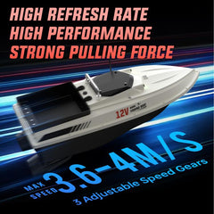 D80E GPS High Power Smart Remote Control Fishing Bait Boat with Sonar Sensor, EU Plug, US Plug, UK Plug