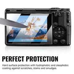 2pcs HD Anti-Scratch Anti-Fingerprint Tempered Glass Film, For RICOH GR IV / GR4