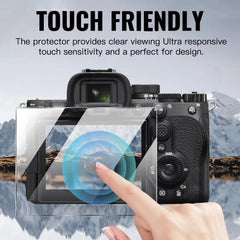 2pcs HD Anti-Scratch Anti-Fingerprint Tempered Glass Film, For Sony Alpha 7 V  / ILCE-7M5