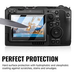 HD Anti-Scratch Anti-Fingerprint Tempered Glass Film, For Canon EOS C50