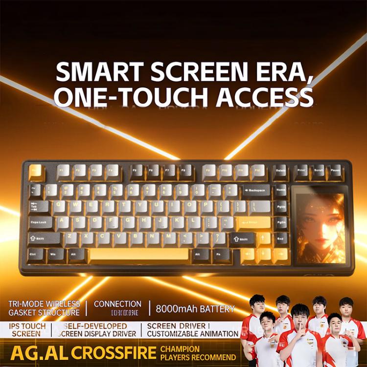 AULA L99 Smart Touch Screen Tri-Mode RGB Customizable Mechanical Keyboard