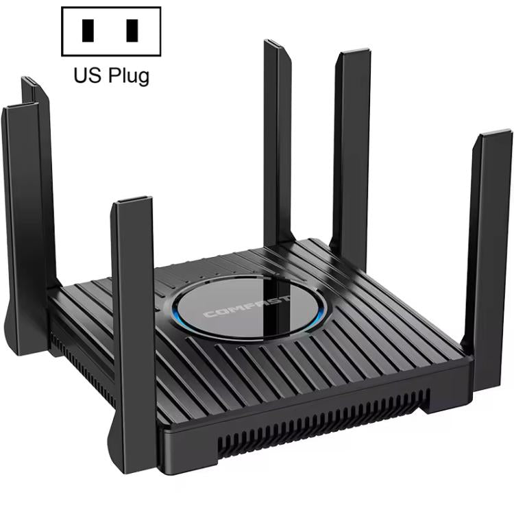 COMFAST CF-WR673BE WiFi 7 Gigabit Dual-Band 2700M Gaming Wireless Router, AU Plug, EU Plug, US Plug
