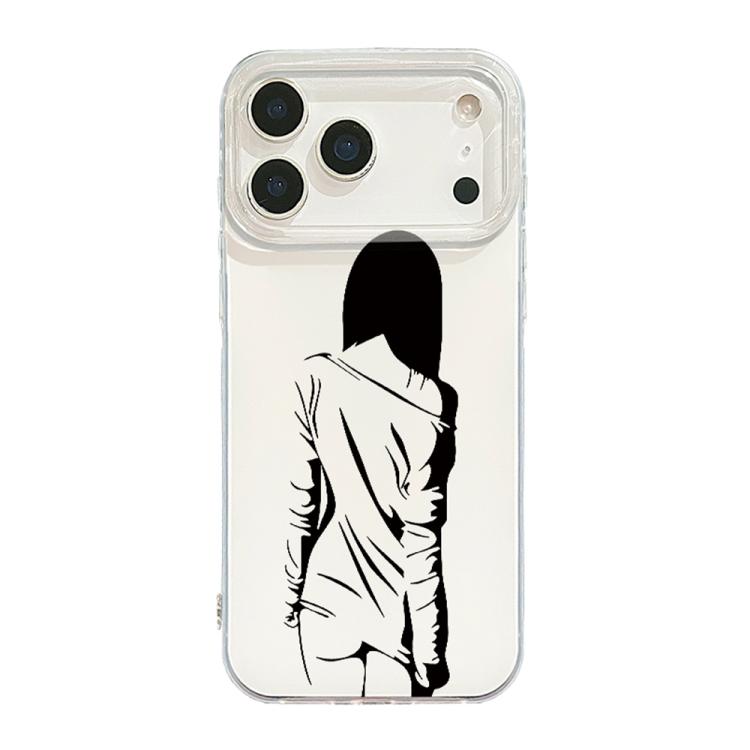 Transparent Frame IMD Cream Phone Case, For iPhone 17e / 16e, For iPhone 17 Pro Max, For iPhone 17 Pro, For iPhone 17