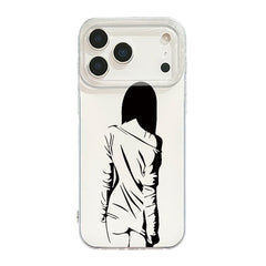 Transparent Frame IMD Cream Phone Case, For iPhone 18 Pro / 17 Pro, For iPhone 18 Pro Max / 17 Pro Max, For iPhone 17e / 16e, For iPhone 17