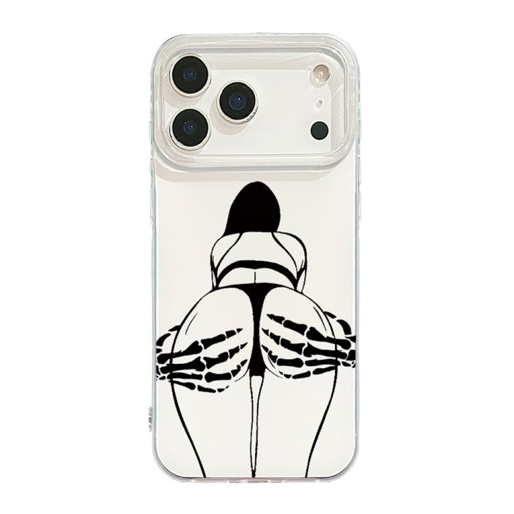 Transparent Frame IMD Cream Phone Case, For iPhone 17e / 16e, For iPhone 17 Pro Max, For iPhone 17 Pro, For iPhone 17