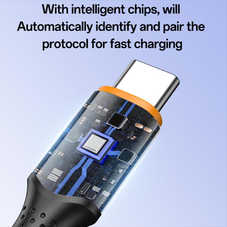 Yesido CA212 140W Type-C to Type-C Super Fast Charging Data Cable, Length: 1.2m