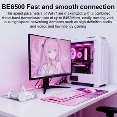 COMFAST CF-988BE 6500Mbps WiFi7 USB 3.0 Tri-Band Driverless Wireless Network Adapter, CF-988BE