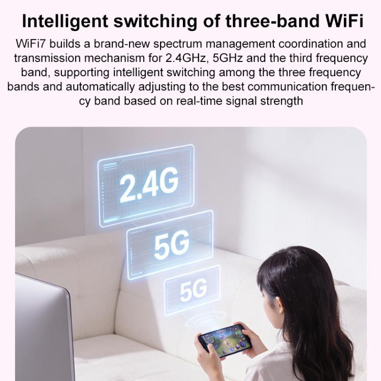 COMFAST CF-988BE 6500Mbps WiFi7 USB 3.0 Tri-Band Driverless Wireless Network Adapter, CF-988BE