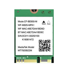 COMFAST CF-BE650-M 6500Mbps WiFi7 Tri-Band M.2 Interface Laptop Wireless Network Card WiFi Module, CF-BE650-M