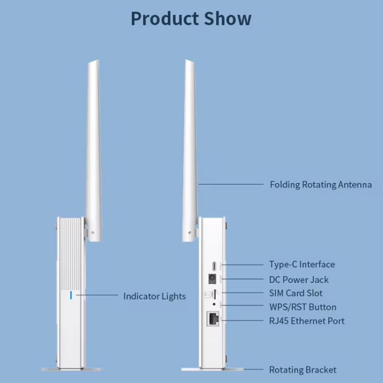 COMFAST CF-E11 Portable 4G SIM to Ethernet / WiFi Router, CF-E11