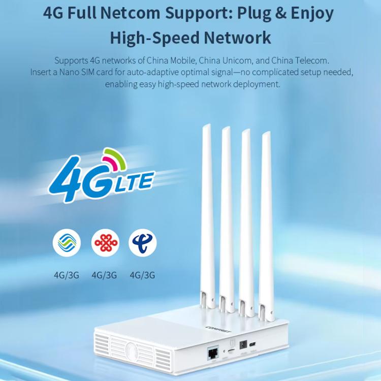 COMFAST CF-E11 Portable 4G SIM to Ethernet / WiFi Router, CF-E11
