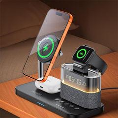 Yesido DS37 25W 6-in-1 Multi-Functional Magnetic Wireless Charging Station, DS37