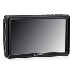 FEELWORLD S55E 5.5 Inch DSLR Camera Field Video Monitor FHD IPS Support 4K HDMI Input Output Tilt Arm Power Output