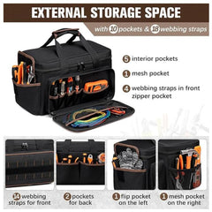 17 inch Oxford Cloth Crossbody Handheld Heavy-Duty Tool Bag
