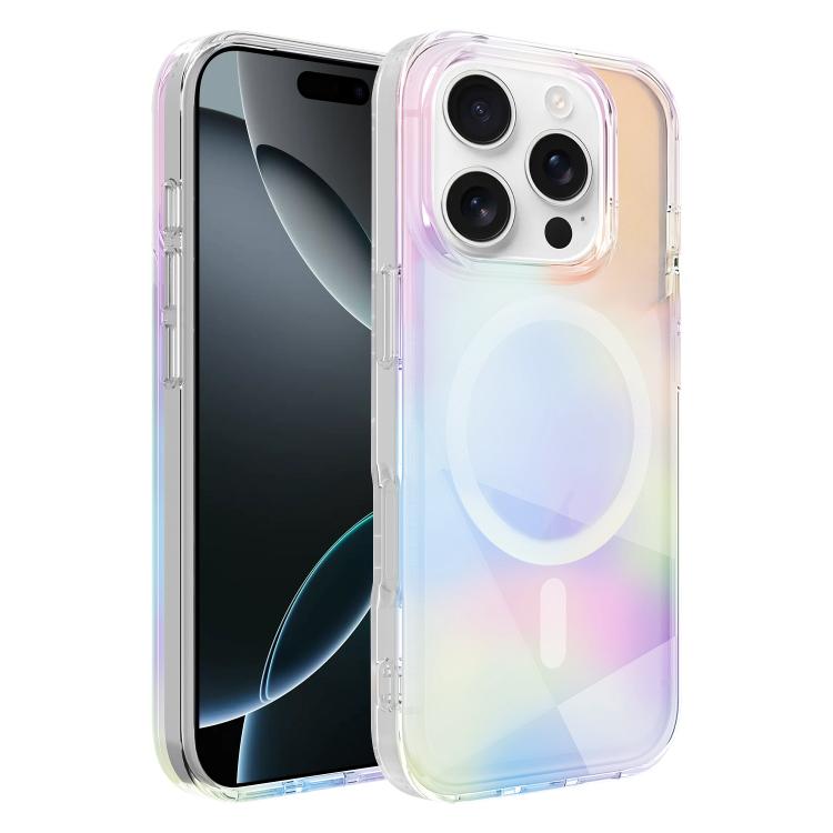 Neon Gradient Series Magnetic Phone Case, For iPhone 16 Pro, For iPhone 16, For iPhone 15 Pro Max, For iPhone 15 Pro