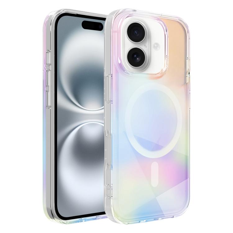 Neon Gradient Series Magnetic Phone Case, For iPhone 16 Pro, For iPhone 16, For iPhone 15 Pro Max, For iPhone 15 Pro