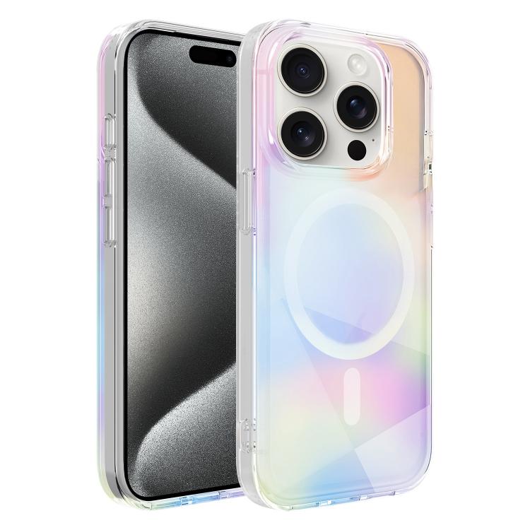 Neon Gradient Series Magnetic Phone Case, For iPhone 16 Pro, For iPhone 16, For iPhone 15 Pro Max, For iPhone 15 Pro