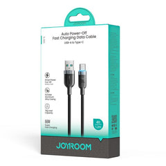 JOYROOM S-A63 StarWay Series 1.2m 66W USB-A to Type-C Auto Power-Off Fast Charging Data Cable, USB-A to Type-C