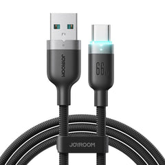 JOYROOM S-A63 StarWay Series 1.2m 66W USB-A to Type-C Auto Power-Off Fast Charging Data Cable, USB-A to Type-C