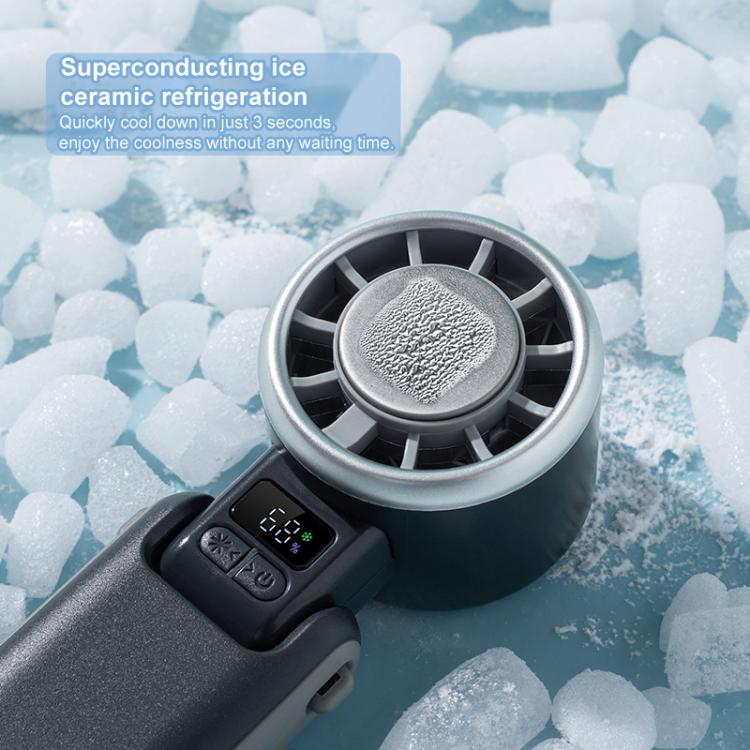 H03B High Speed ??Handheld Cooling Fan with Digital Display