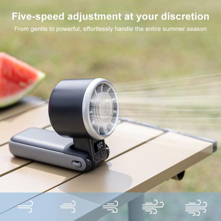 H03B High Speed ??Handheld Cooling Fan with Digital Display
