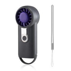 H07 Mini High Speed Handheld Fan with Digital Display