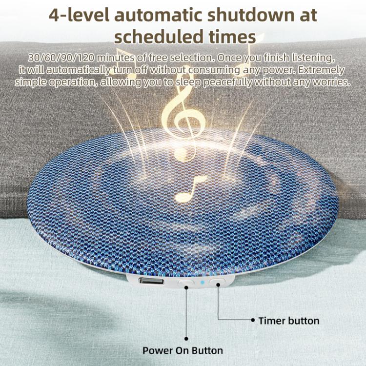 X5 Pro Ultra-Thin Pillow Sound Machine Sleep White Noise Wireless Bluetooth Speaker