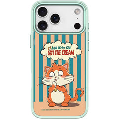 Adorable Bell Cat Pattern Magnetic Phone Case, For iPhone 17 Pro Max, For iPhone 17 Pro, For iPhone 17