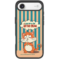 Adorable Bell Cat Pattern Magnetic Phone Case, For iPhone Air, For iPhone 16 Pro Max, For iPhone 16 Pro