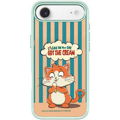 Adorable Bell Cat Pattern Magnetic Phone Case, For iPhone Air, For iPhone 16 Pro Max, For iPhone 16 Pro