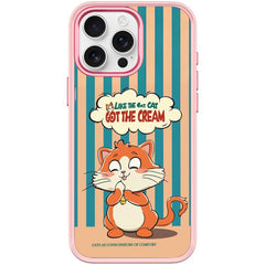 Adorable Bell Cat Pattern Magnetic Phone Case, For iPhone 15 Pro Max, For iPhone 15 Pro